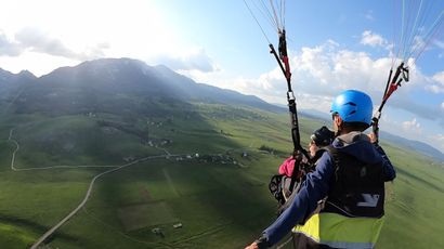 Winch Tandem Paragliding